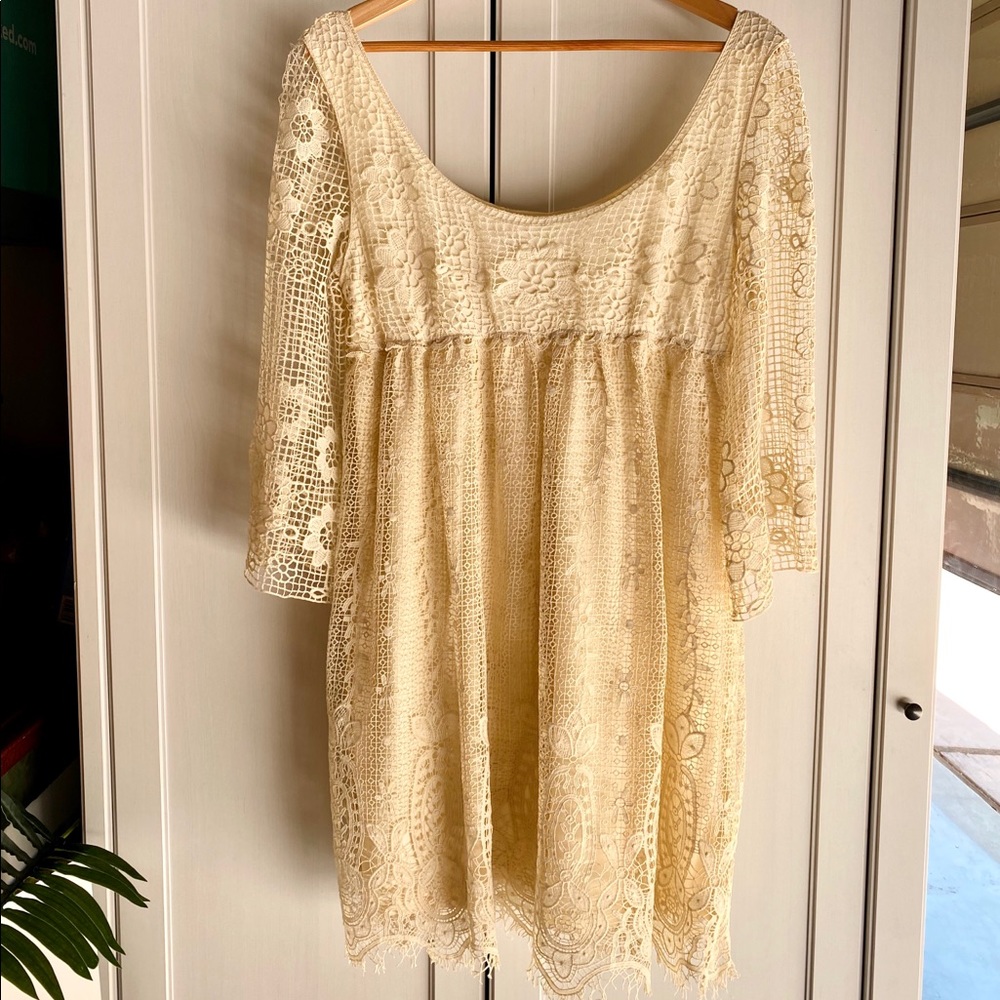 Soieblu lace/crochet dress